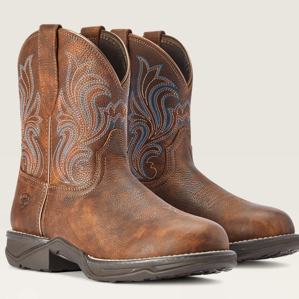 Anthem Round Toe Shortie Western Boot size 8